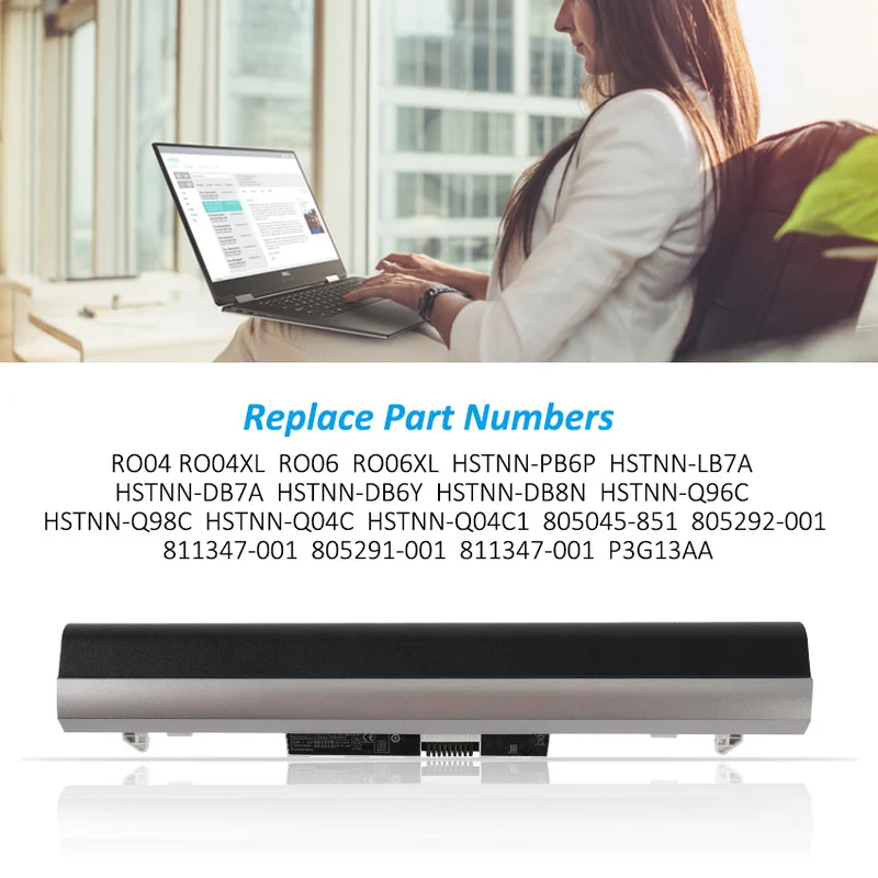Replacement Battery For HP ProBook 805045-851 805292-001 811347-001 P3G13AA