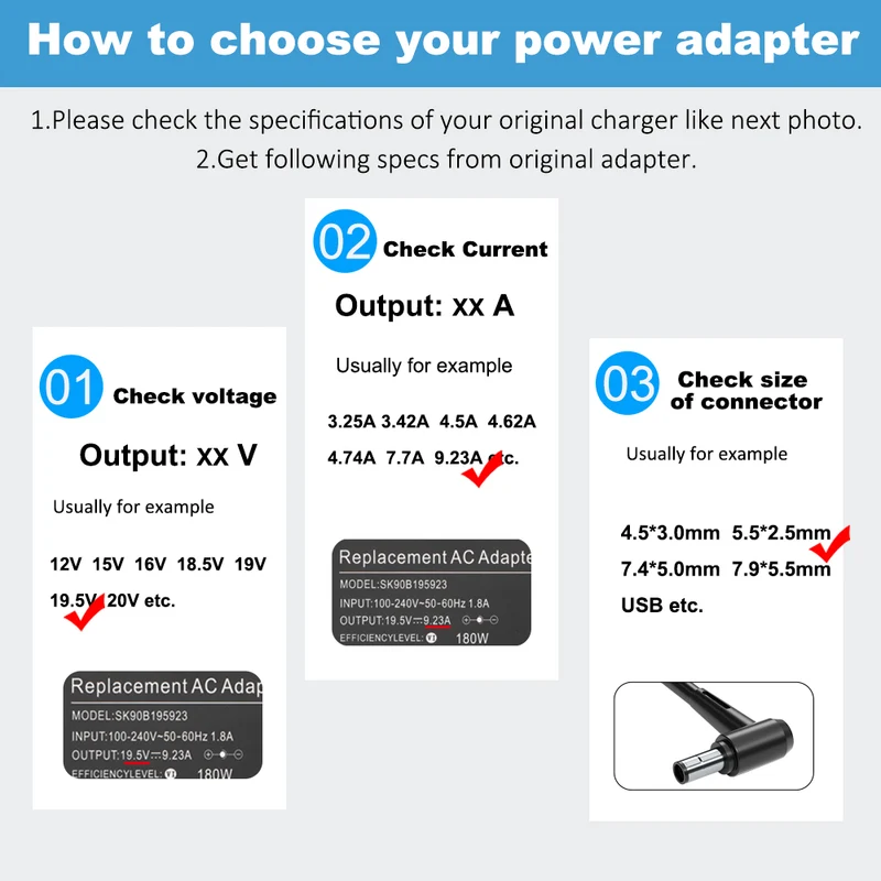 Asus 180W Laptop Charger 19.5V 9.23A for ROG G750JW G750JS GL502VM