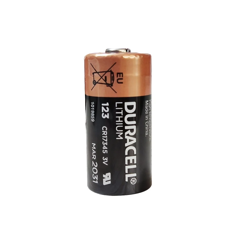 For Duracell CR17345 / CR123A 3 V 1550 mAh Lithium Battery – for Flashlights & Cameras