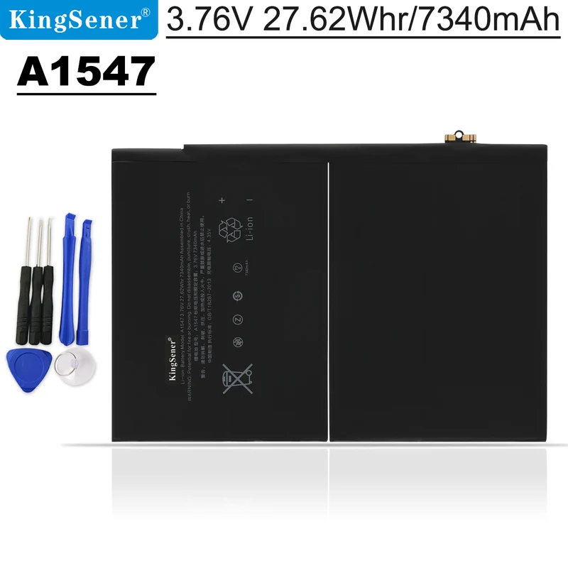 A1547 Replacement Battery For Apple iPad Air 2 A1566 A1567 3.76V 7340mAh
