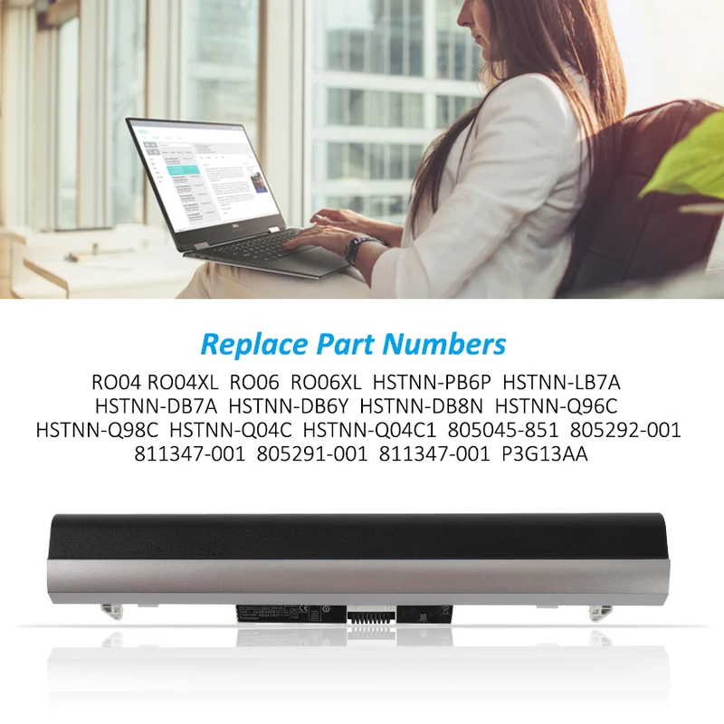 HP ProBook 430 440 G3 Battery RO06XL RO04 HSTNN-PB6P 10.68V 55Wh