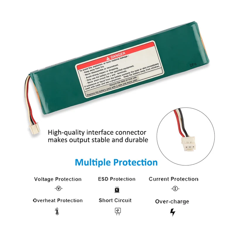 High Quality Battery For Nihon Kohden ECG-1950 ECG-6951D ECG-1250P ECG-9620