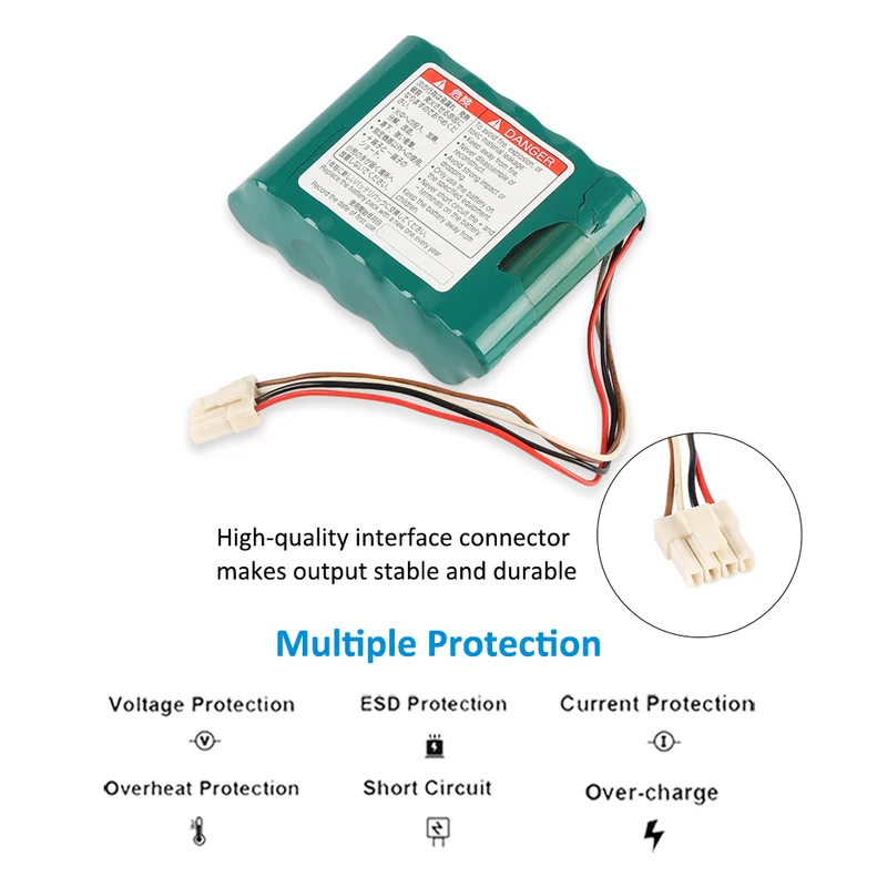 Replacement Battery For Nihon Kohden BSM-2300 BSM-23001A Monitor