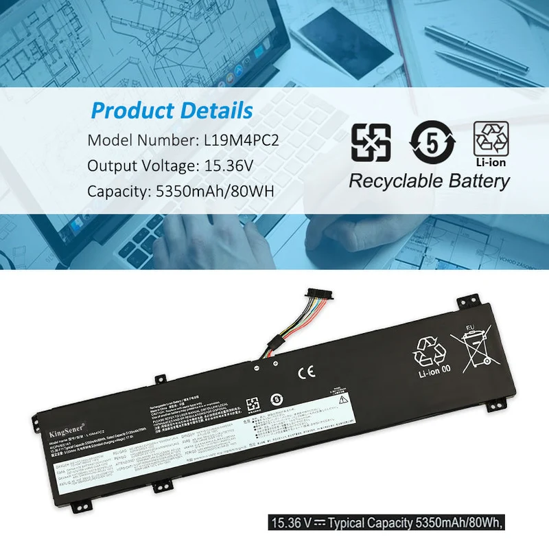 Replacement Battery For Lenovo Legion 7-15IMH05 7-15IMHg05 C7-15IMH05 Series