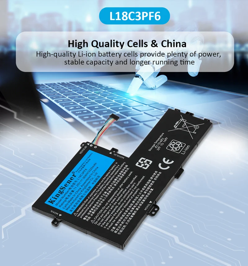 L18C3PF7 Battery For Lenovo IdadPad L18C3PF6 5B10W67426 5B10T09092
