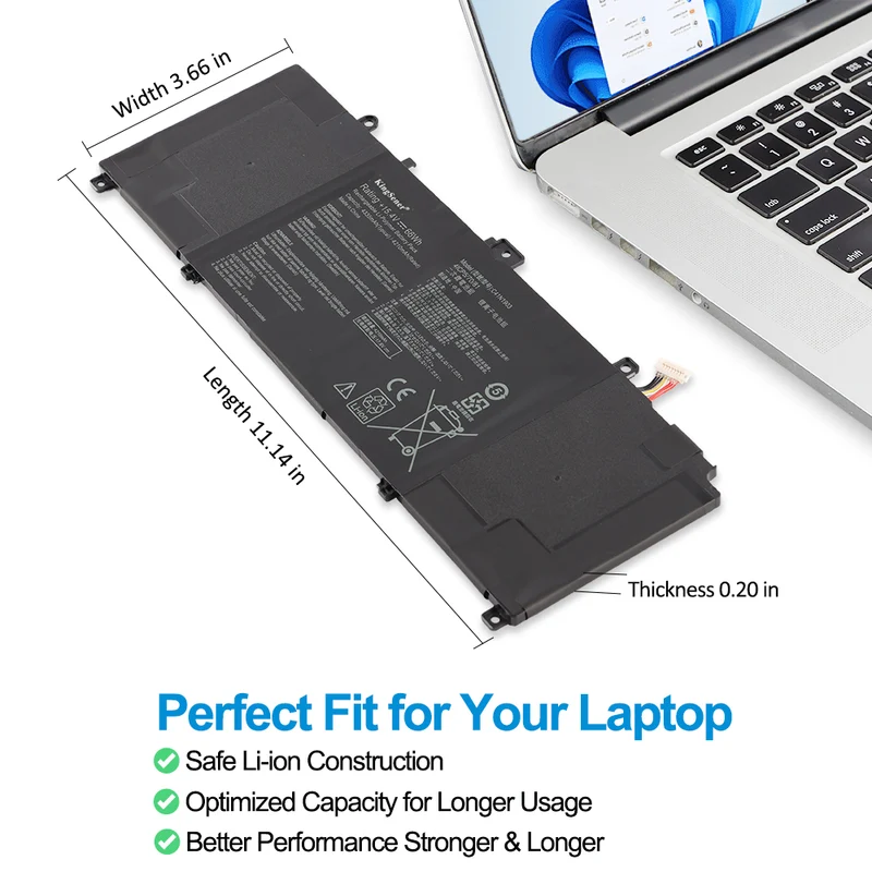 Laptop Battery For ASUS ExpertBook C41N1903 0B200-03560100