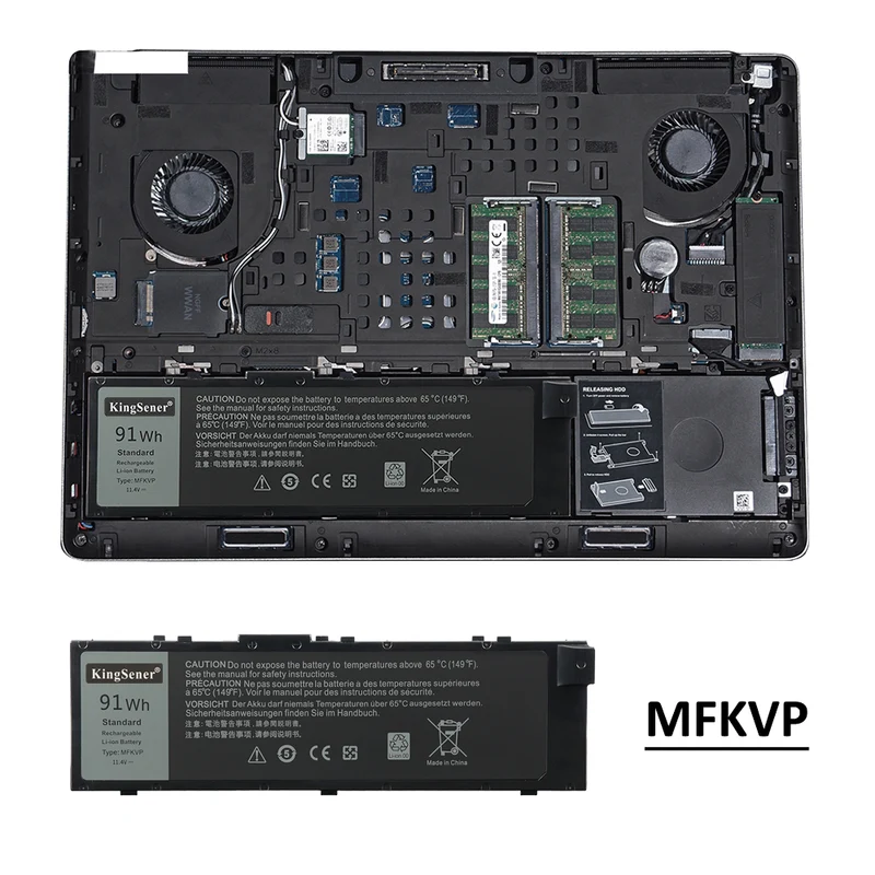 MFKVP Laptop Battery For Dell Precision 15 7510 7520 M7510 Series