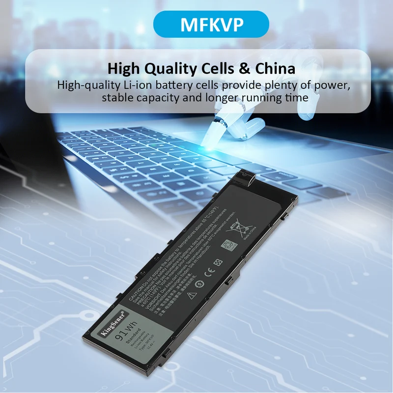 MFKVP Laptop Battery For Dell Precision 15 7510 7520 M7510 Series