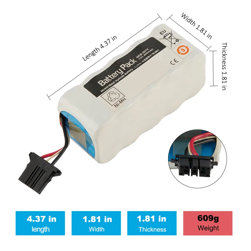 Nihon Kohden Cardiolife NKB-301V Defibrillator Battery