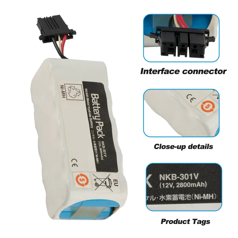 Nihon Kohden Cardiolife NKB-301V Defibrillator Battery