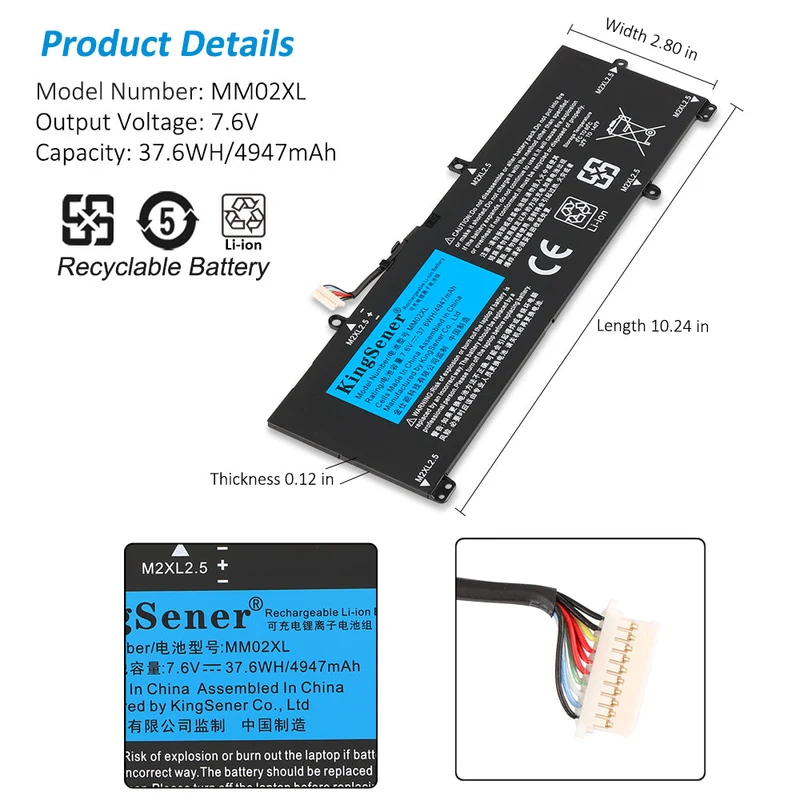 Battery For HP Pavilion 13-AN0033TU 13-AN0035TU 13-AN0040TU