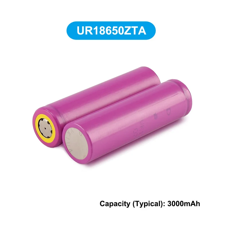 6PCS UR18650ZTA 18650 Rechargeable Li-ion Battery 3.7V 3000mAh