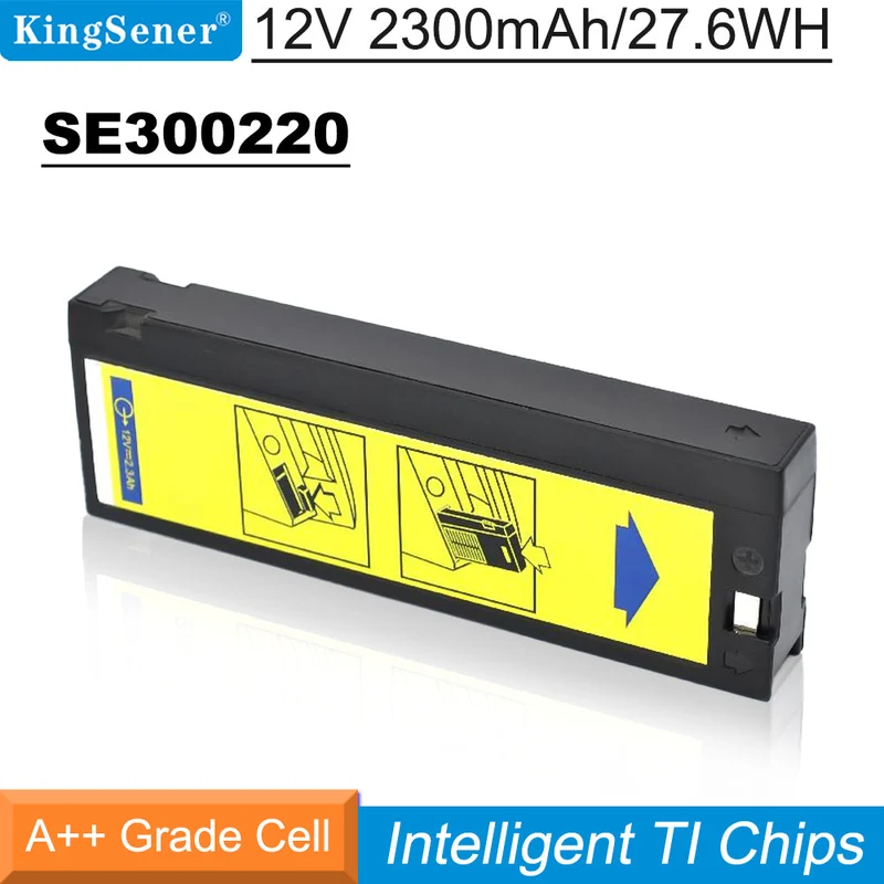 SE300220 Battery for Nihon Kohden Cardiolife TEC-5200 TEC-7200 12V 2.3Ah