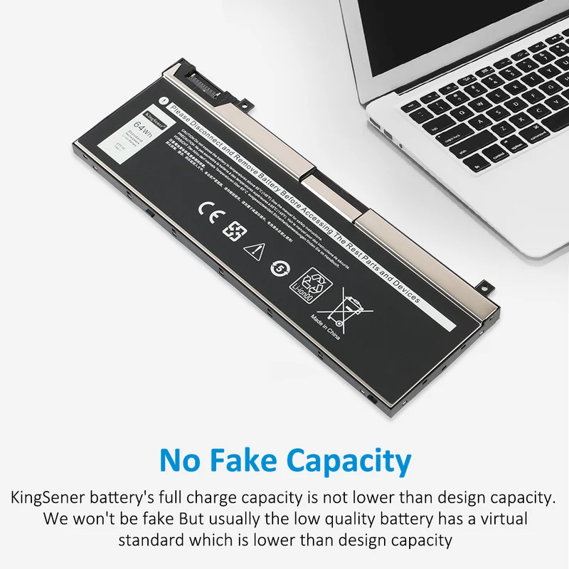 5TF10 Battery for Dell P34E P34E001 P34E002 Notebook 7.6V 64Wh