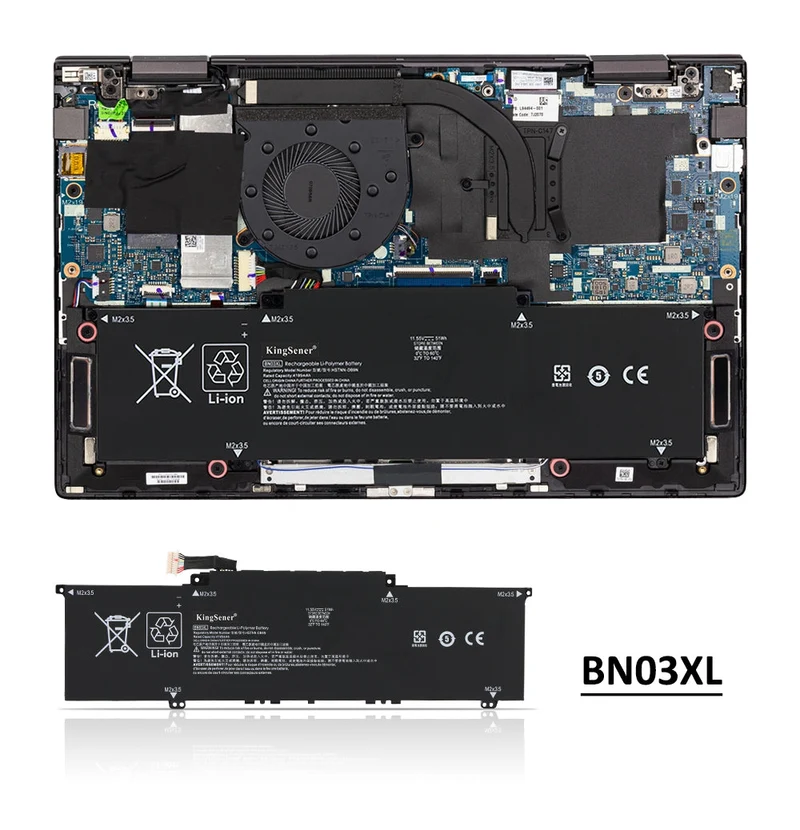 BN03XL Battery for HP Envy X360 15M-EU 15-EE 15M-ES 11.55V 51Wh