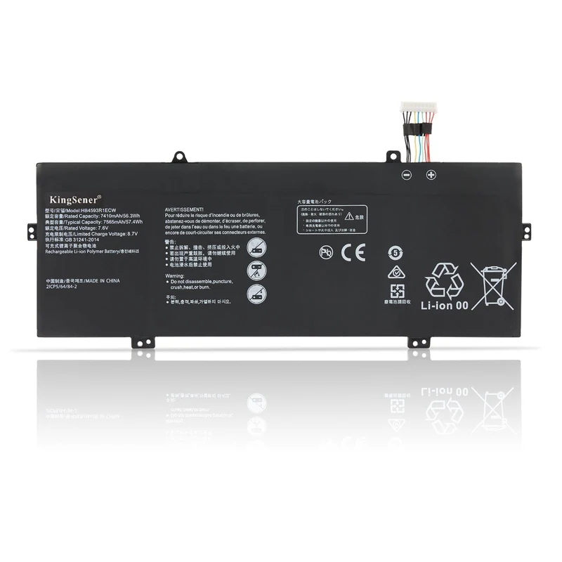HB4593R1ECW Battery for Huawei MateBook X Pro MACH-W19 MACH-W29 7.6V 57.4Wh