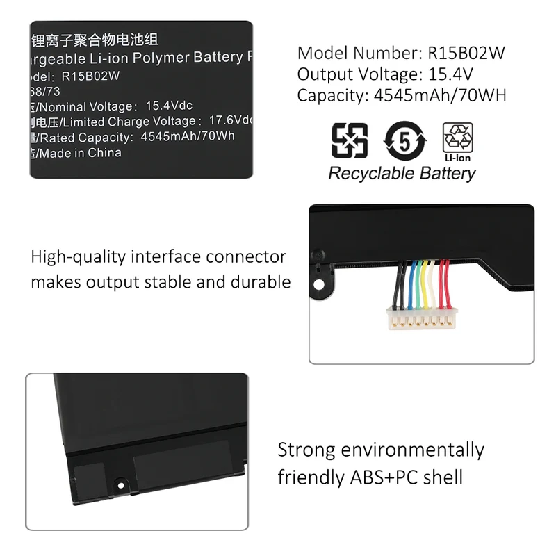 AP1505L Battery for Acer Swift 5 Spin 5 11.55V 53.9Wh