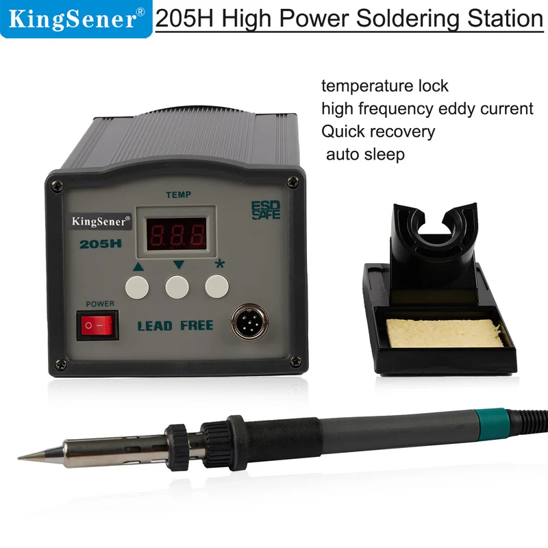 150W 220V Constant Temperature Soldering Iron Kit 205H