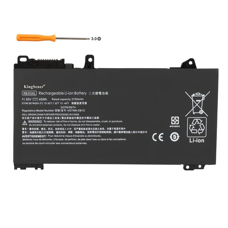RE03XL Battery for HP ProBook 430 440 445 450 455 G6 G7