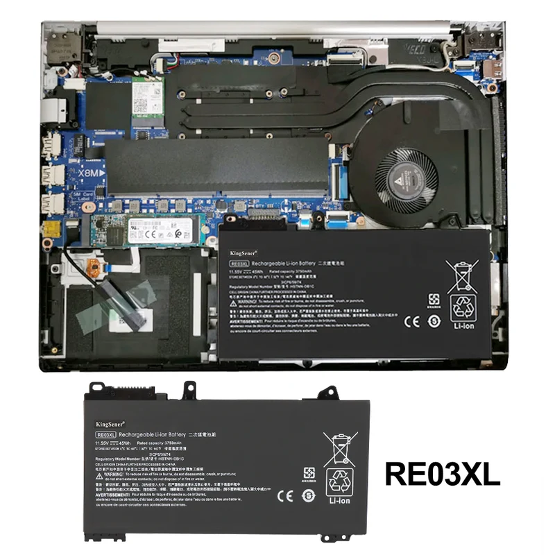 RE03XL Battery for HP ProBook 430 440 445 450 455 G6 G7