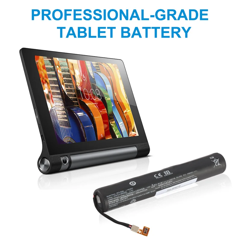 L15D2K31 Battery for Lenovo Yoga Tab3 YT3-850 6200mAh