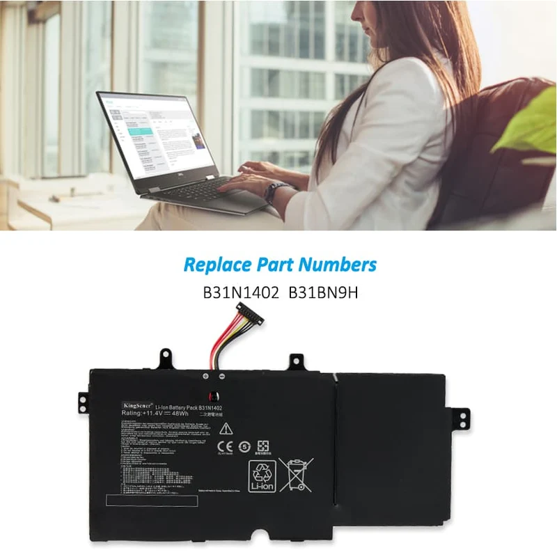 B31N1402 Battery for ASUS Q551 Q551L Q551LN N591LB 48Wh