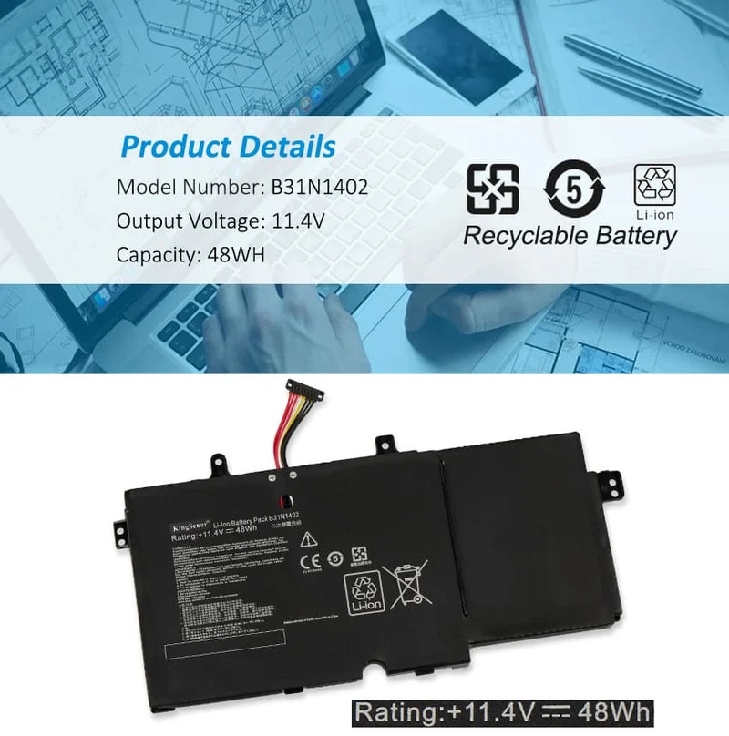 B31N1402 Battery for ASUS Q551 Q551L Q551LN N591LB 48Wh