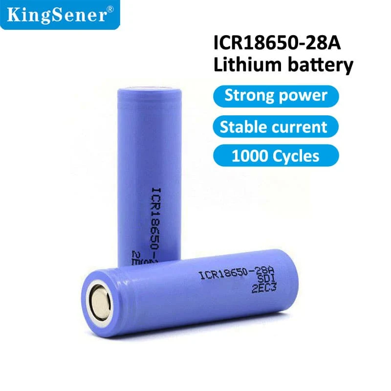 ICR18650-28A 2800mAh 3.8V Li-ion Battery Cell 28A18650