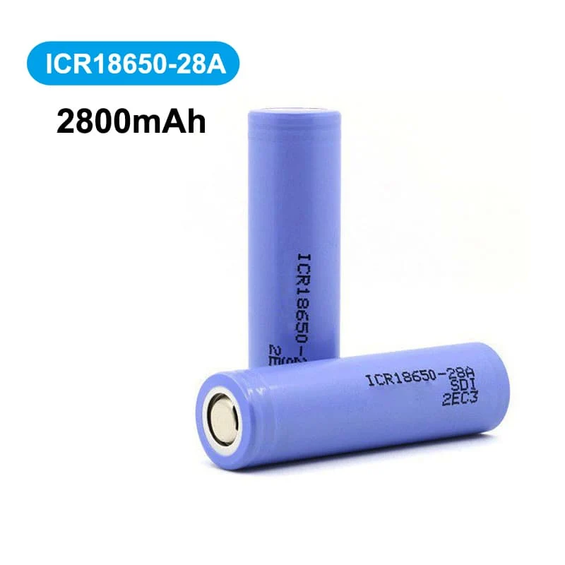 ICR18650-28A 2800mAh 3.8V Li-ion Battery Cell 28A18650