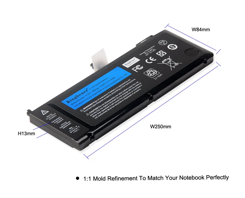 A1321 Battery for MacBook Pro 15 A1286 (Mid 2009–Late 2010) — 10.95V 77.5Wh