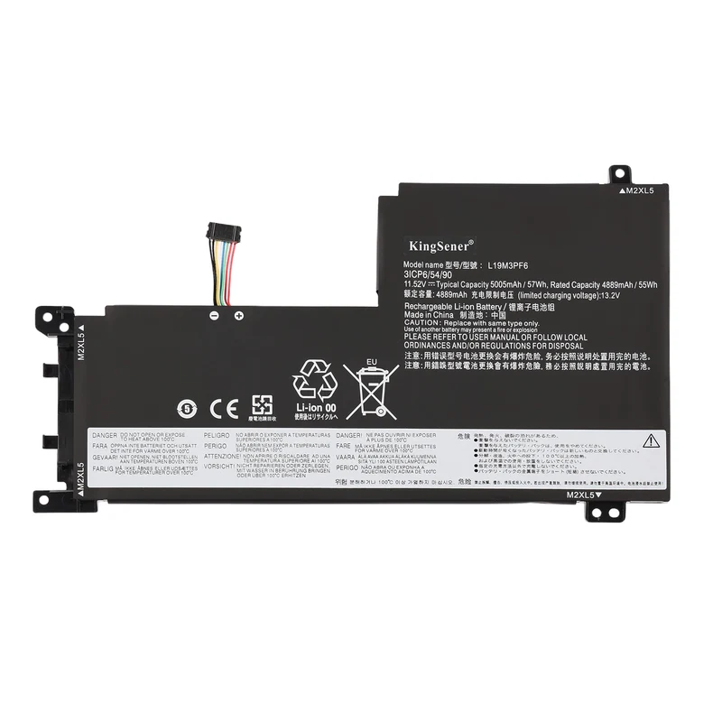 L19M3PF6 Battery for Lenovo IdeaPad 5-15IIL05 15ARE05 57Wh