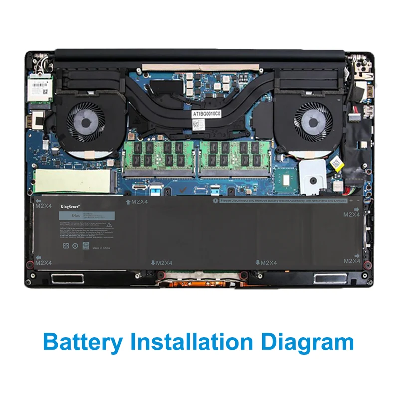 Dell XPS 15 9550 4GVGH 84Wh Battery Replacement