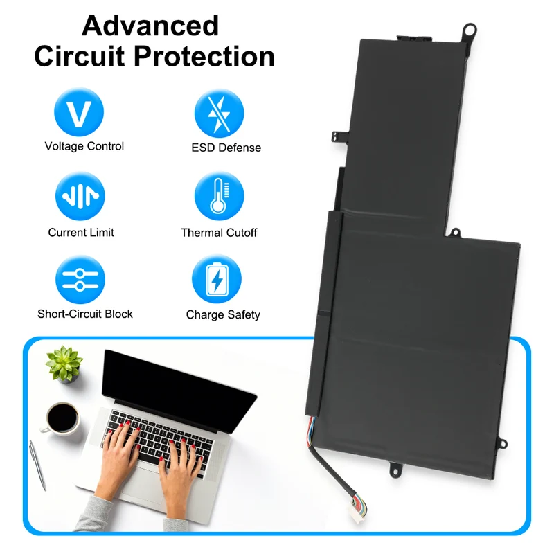 PK03XL Replacement Battery for HP Spectre Pro x360 13 G1 G2 — 11.4V 56Wh