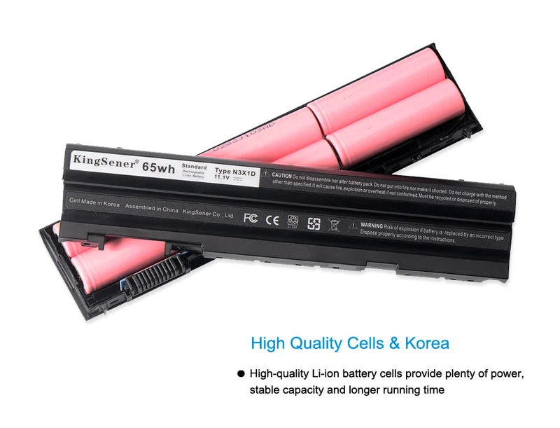 N3X1D Laptop Battery For Dell Latitude E6540 E6440 E5530 E5430 E6520 E6420