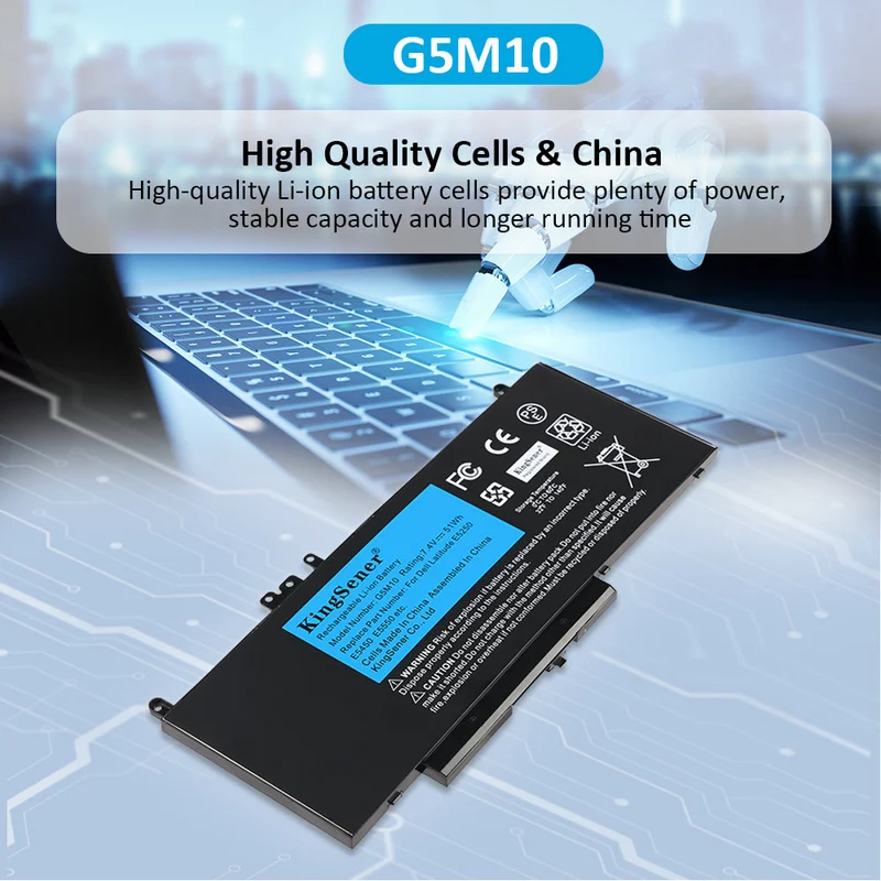 G5M10 Battery For Dell Latitude E5250 E5450 E5550 Notebook 15.6" WYJC2 8V5GX