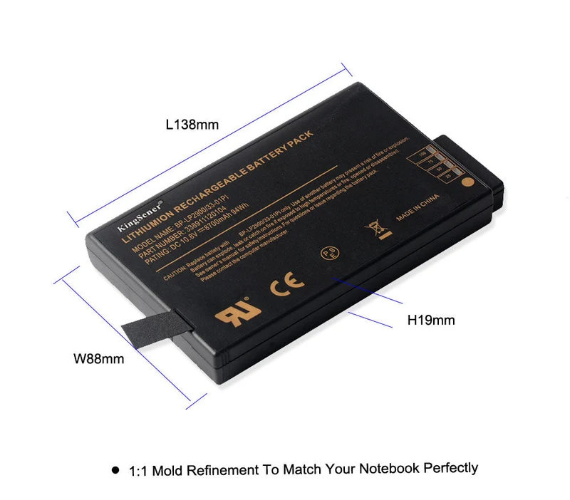 BP-LP2900/33-01PI 8700mAh Laptop Battery for Getac X500 V100 V1010 V200 M230 S400 | US Stock