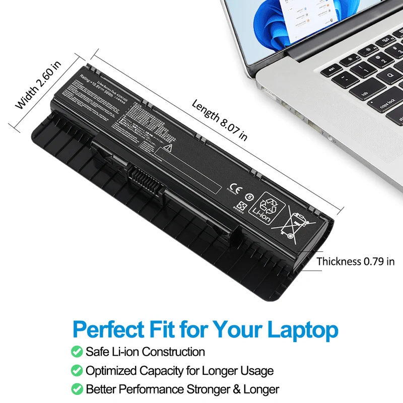 A32N1405 Replacement Battery for ASUS N551 ROG G551 G771 10.8V 56Wh