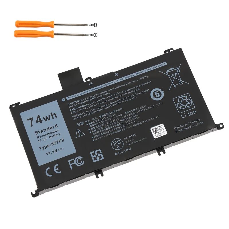 357F9 Battery for Dell Inspiron 15 Gaming 5577 7557 7559 7566 7567 7759