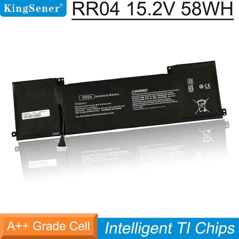 RR04 Laptop Battery for HP Omen 15-5000 15-5100 15-5200 Series — 15.2V 58Wh