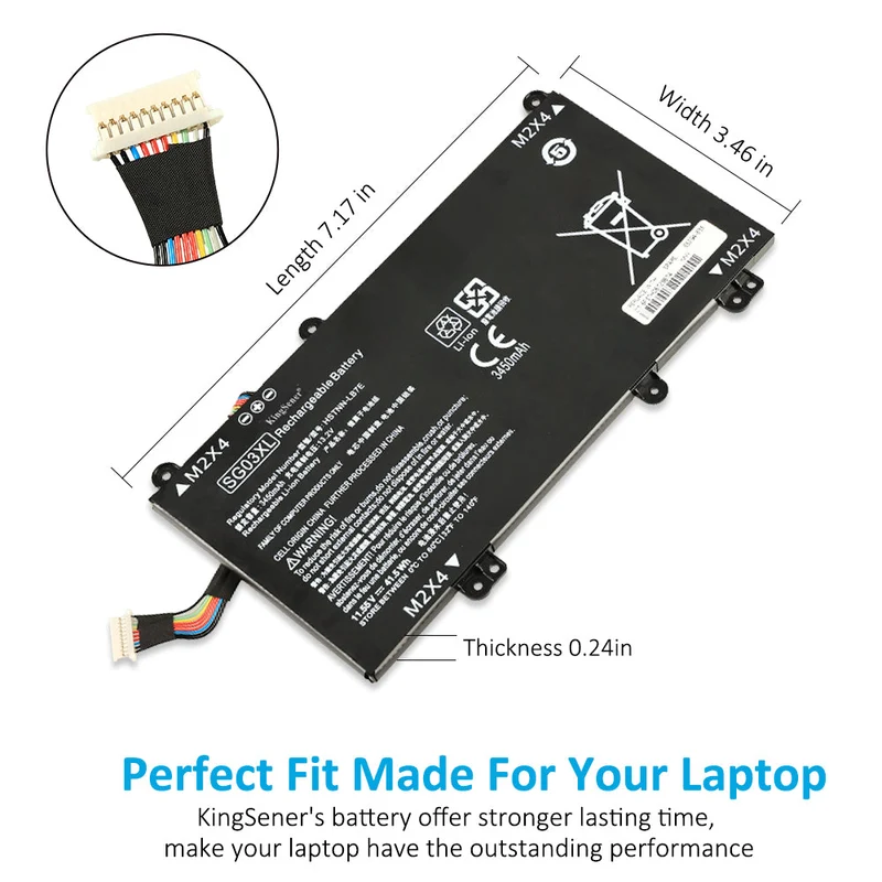 SG03XL Laptop Battery for HP Envy M7-U 17T-U 17-U Series — 11.55V 41.5Wh