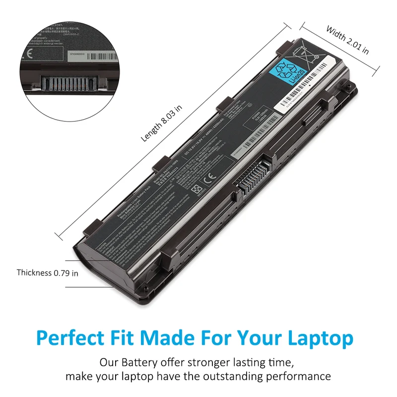 PA5121U Laptop Battery for Toshiba Satellite P75-A7100 P75-A7200 — 10.8V 48Wh