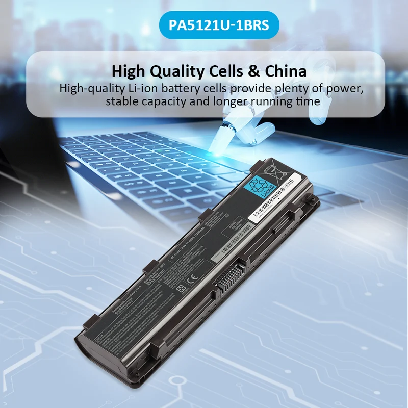 PA5121U Laptop Battery for Toshiba Satellite P75-A7100 P75-A7200 — 10.8V 48Wh