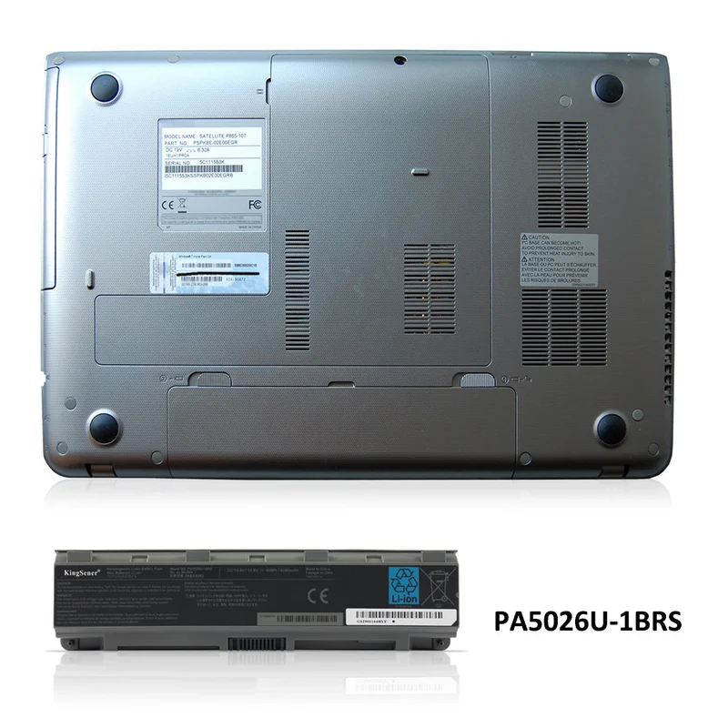 PA5026U PA5026U-1BRS Battery for Toshiba Satellite P855 P870 P850 P875 — 10.8V 48Wh