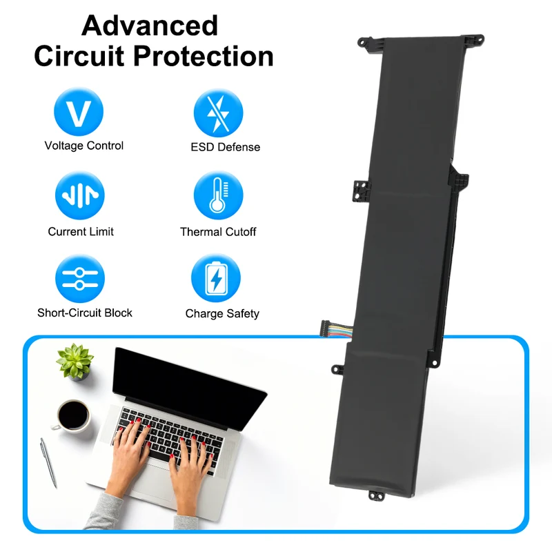 L19D3PF5 Laptop Battery for Lenovo IdeaPad 3-14ADA05 3-14ARE05 3-15IIL05 Series — 11.1V 45Wh