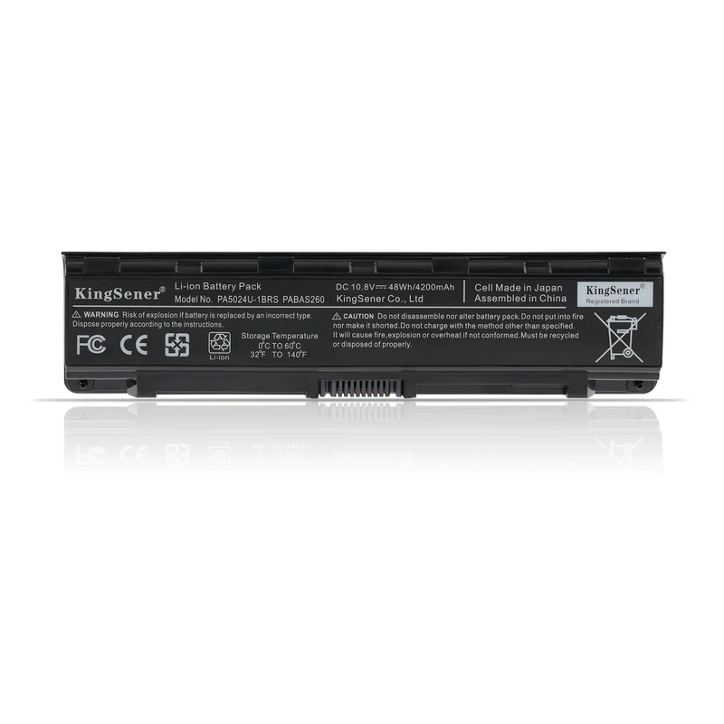 PA5024U-1BRS Replacement Battery for Toshiba Satellite C800 C850 C870 L800 L830 L850 L870 — 10.8V 48Wh