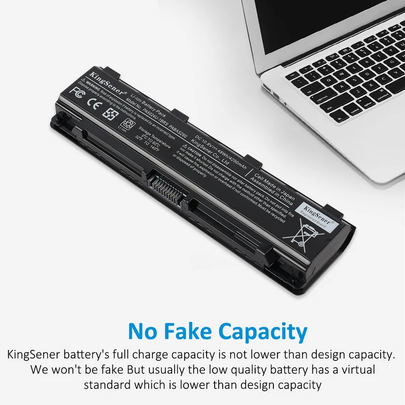 PA5024U-1BRS Replacement Battery for Toshiba Satellite C800 C850 C870 L800 L830 L850 L870 — 10.8V 48Wh
