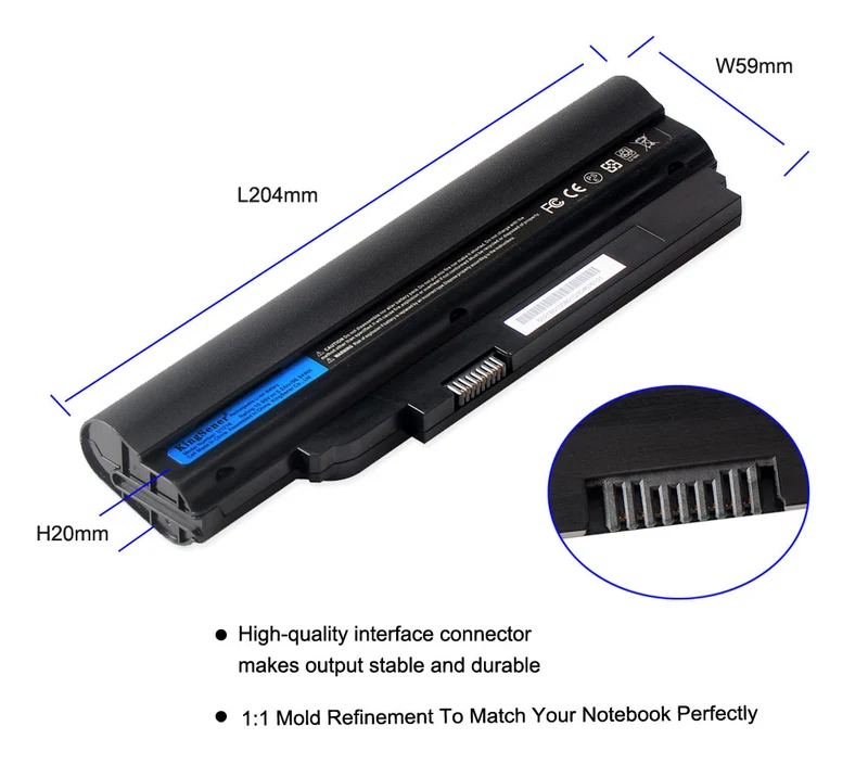 U1216 Laptop Battery for BENQ JoyBook Lite U121 U122 Series — 11.1V 56.9Wh