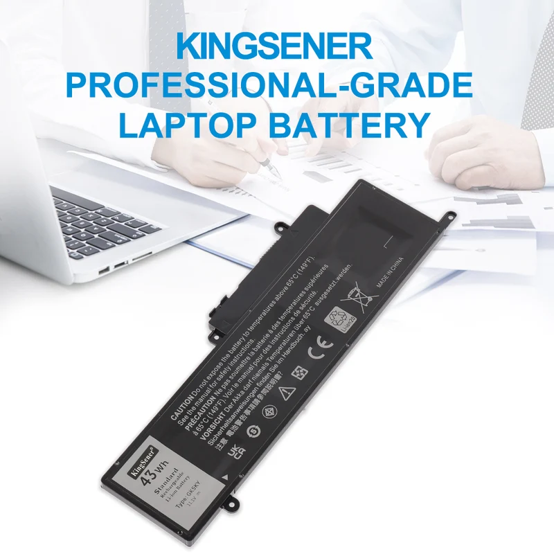 GK5KY Laptop Battery Replacement For Dell Inspiron 11 3147 3148 3152 3157 Inspiron 13 7347 7348 7352 7359 Inspiron 15 7558 P55F001 7568 P20T 04K8YH 92NCT 11.1V 43WH | KingSener