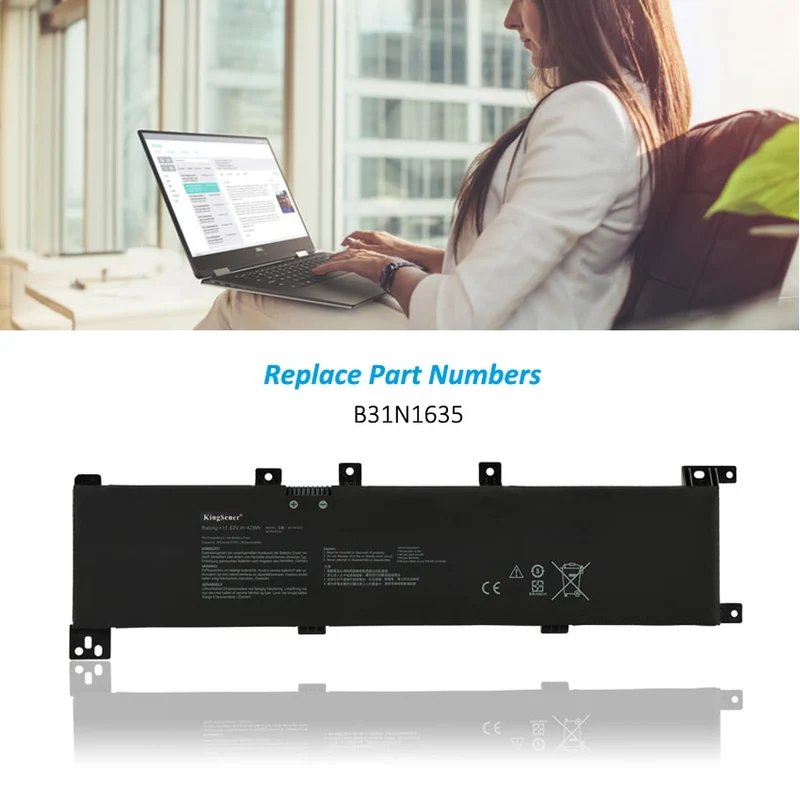 B31N1635 42WH Laptop Battery For Asus VivoBook Pro 17 A705U N705U A705UA X705U X705UA X705UB X705UF X705UV X705UN X705UQ X705N X705NA X705M X705MA X705MB F705M