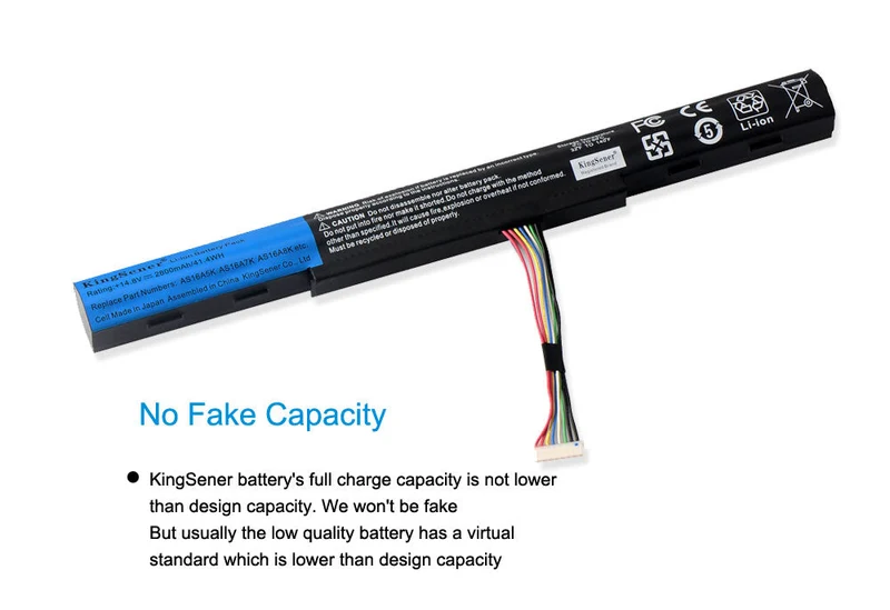 AS16A5K Battery for Acer Aspire E5-475 E5-523 E5-553 E5-575 E5-576 E5-774